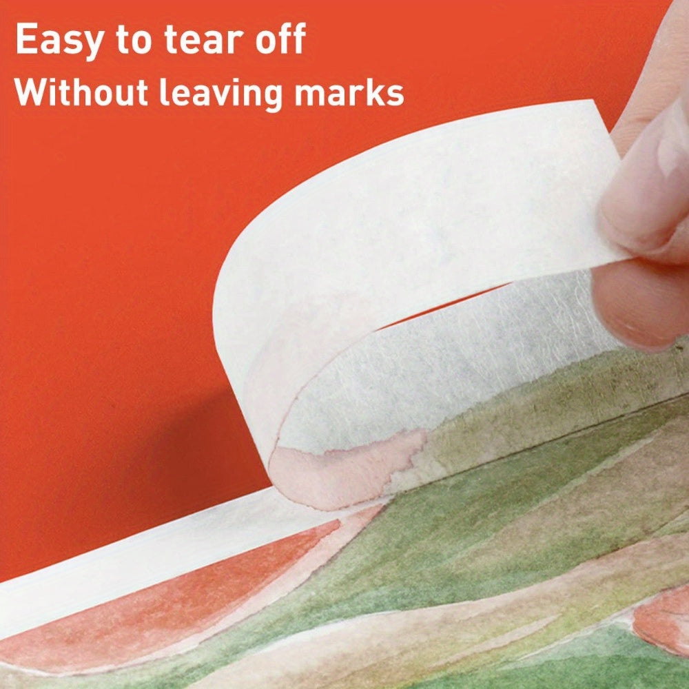 White Art Tape Masking Artists Tape Removable Paper Tape for Drafting Art Watercolor Painting Canvas Framing