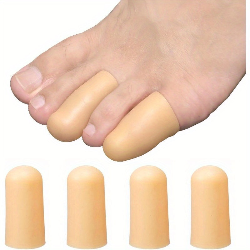 7 Pack Big Toe Protectors Women - Toe Caps and Toe Protectors, Cuttable Toe Tubes Sleeves 1 Pack (M, 6 Inches), Provides Relief from Missing Or Ingrown Toenails