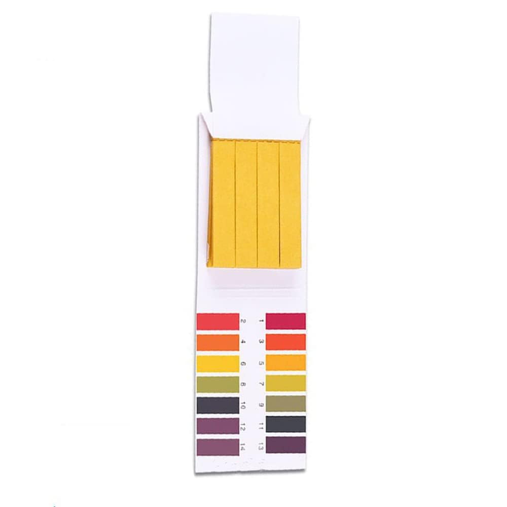 80Pcs Professional 1-14 Ph Litmus Paper Ph Tester Papers Ph Meters Indicator Paper Water Cosmetics Soil Acidity Test Strips Lab Supplies and Consumables