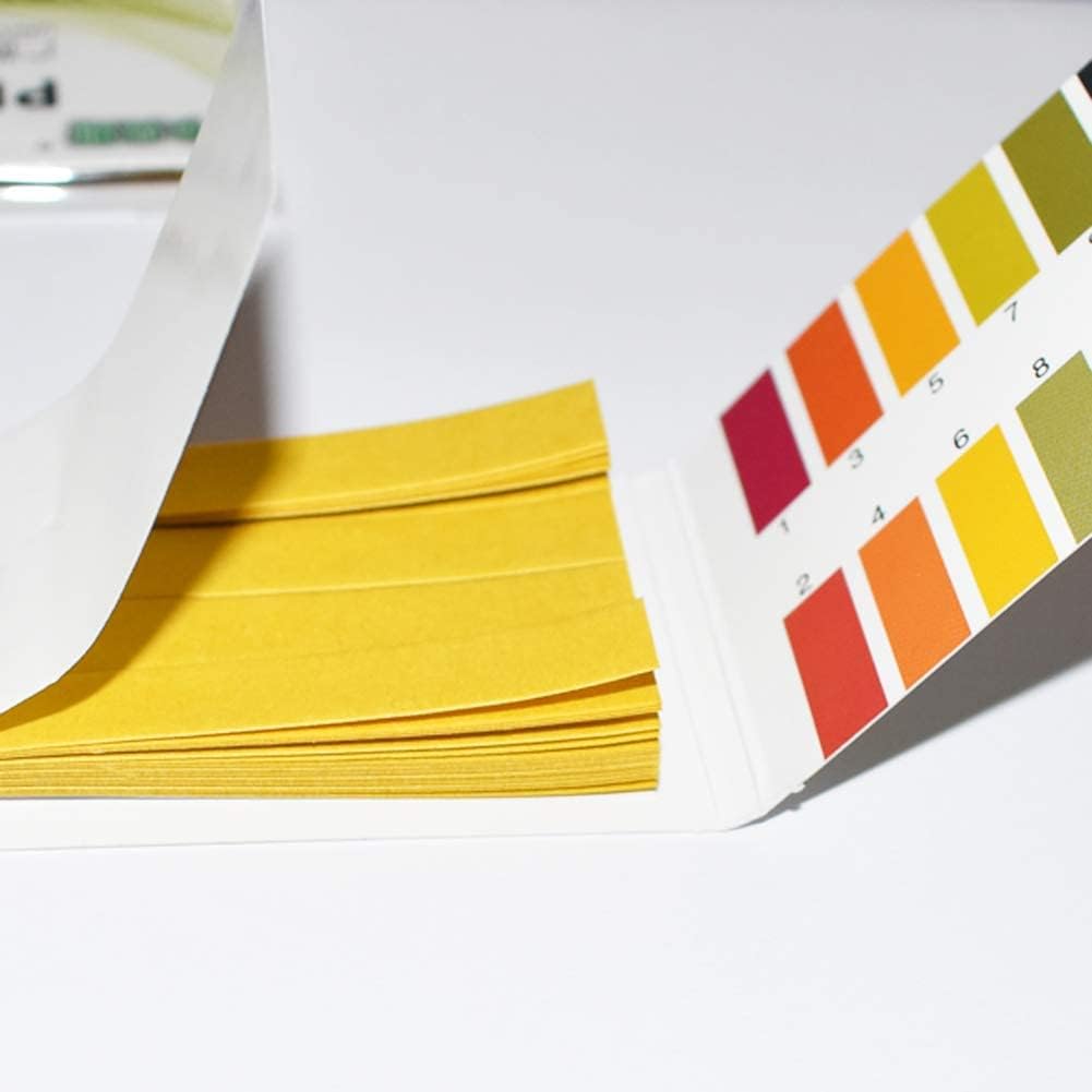 2 PH Test Strips,1-14 Test Indicator 160 Stripe Litmus Paper,Used for PH Testing of Soil,Water,Saliva,Cosmetics,Pet Food,and Diet