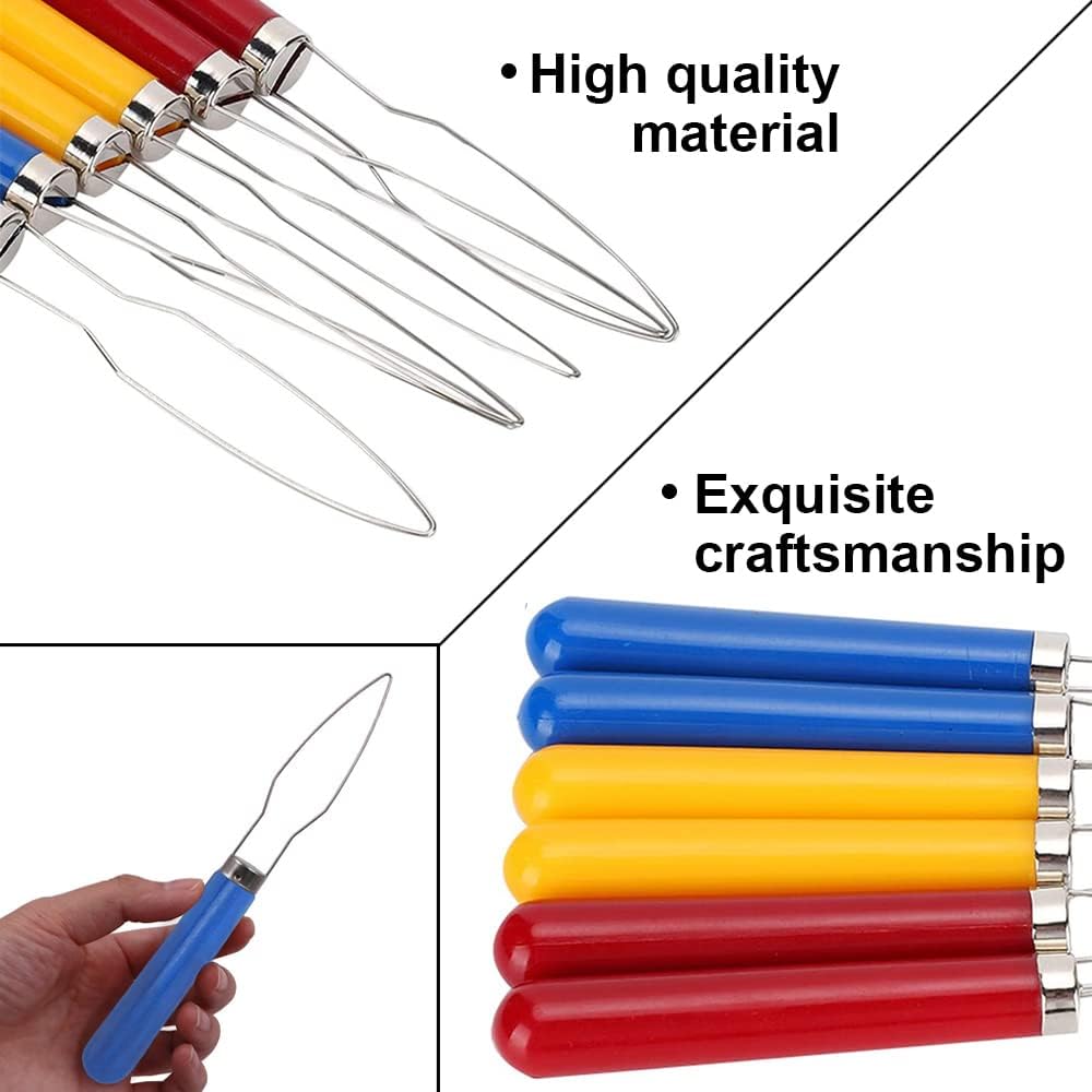 2 Pcs Button Hooks, One Hand Buttons Aids, Bright Dressing Aid Device Tools, Button Assist Devices with Comfort Grip Handle for Arthritis, Parkinsons, Independent Living(Random Colours)