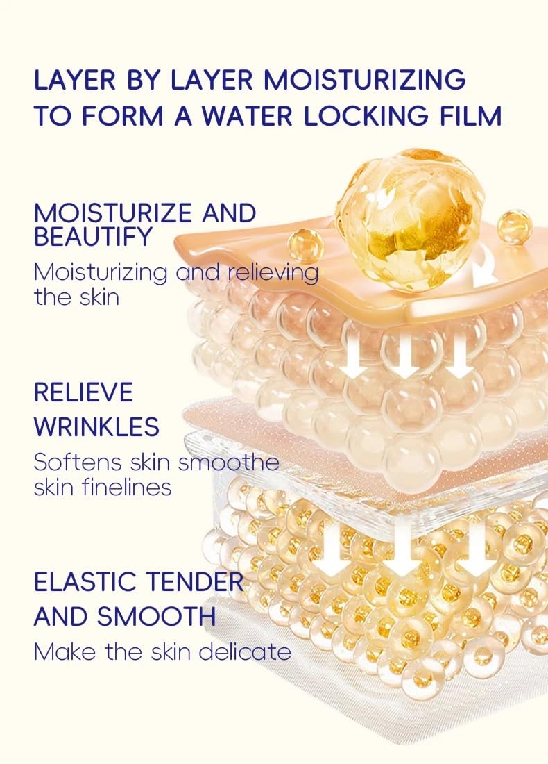 Collagen Anti-Aging Mask, Hydrating, Pore Minimizing, Elasticity Improvement, 25g (1 Pack)