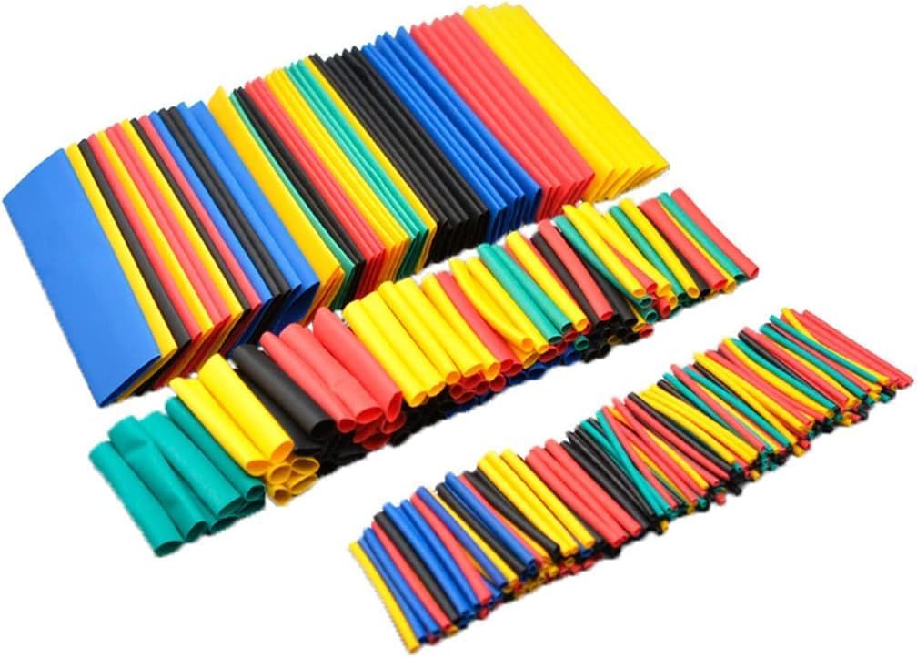 164Pcs Heat Shrink Tube Kit Insulation Sleeving Wire Shrink Wrap For Wires Repairs Soldering Automotive Wiring Heat Shrink Tube Kit Tubing Wrap For Electrical Wire Insulation Cable Electrical Wiring