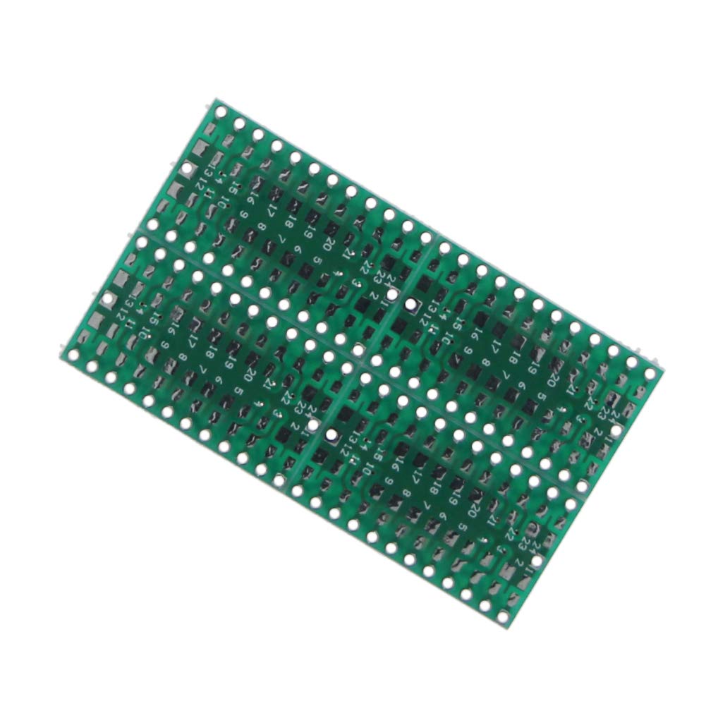 SSOP 28PIN 0.65 / SOP 28PIN 1.27 to DIP Adapter PCB Board SMD Converter 20pcs 17.78x30.48mm 10pcs