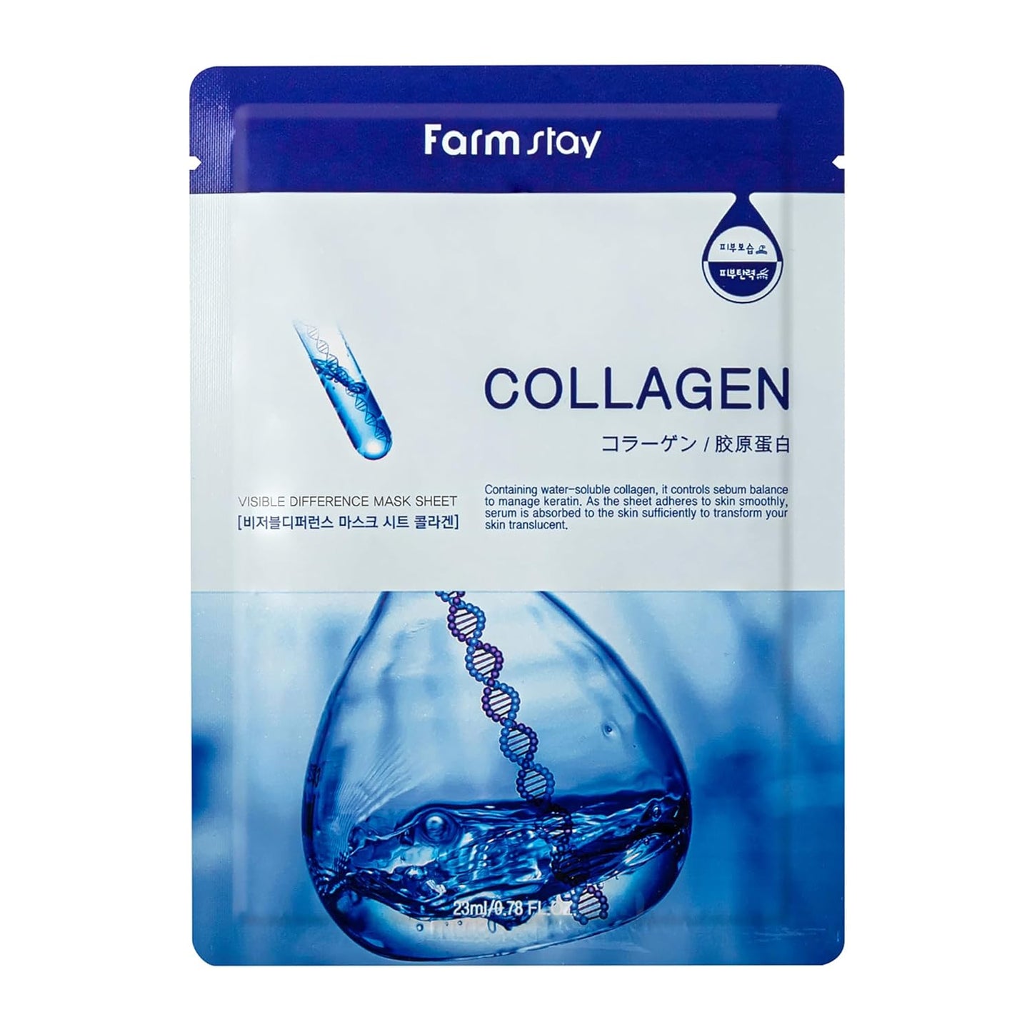 FARMSTAY Face Mask with Coconut Extract 23ml Collagen