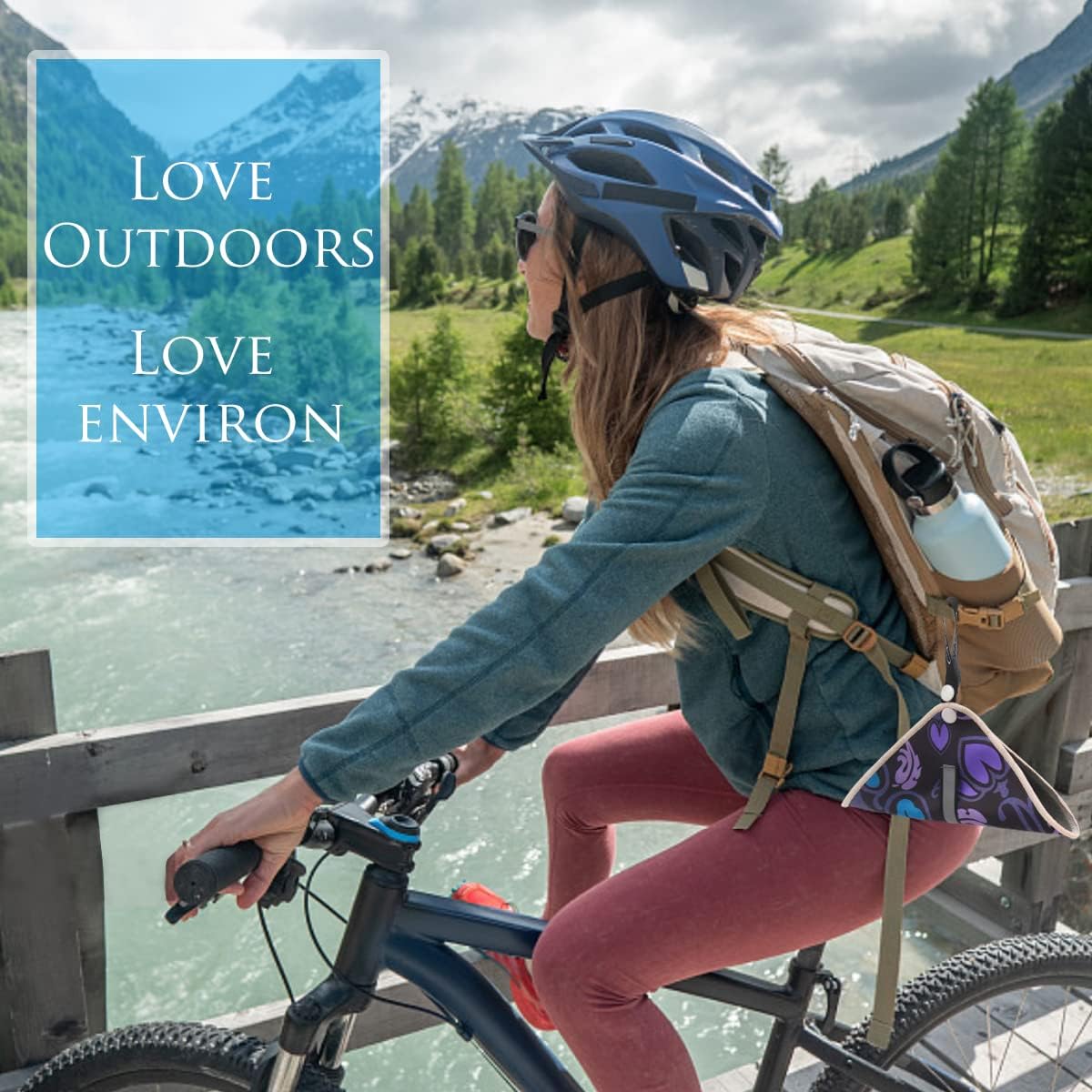 Cloth for Women Hiking, Camping (2 Pack) - Female Urinal Solution for Camping Toilet Hiking - Reusable Absorbent Odorness Hygienic alt. to Toilet Paper