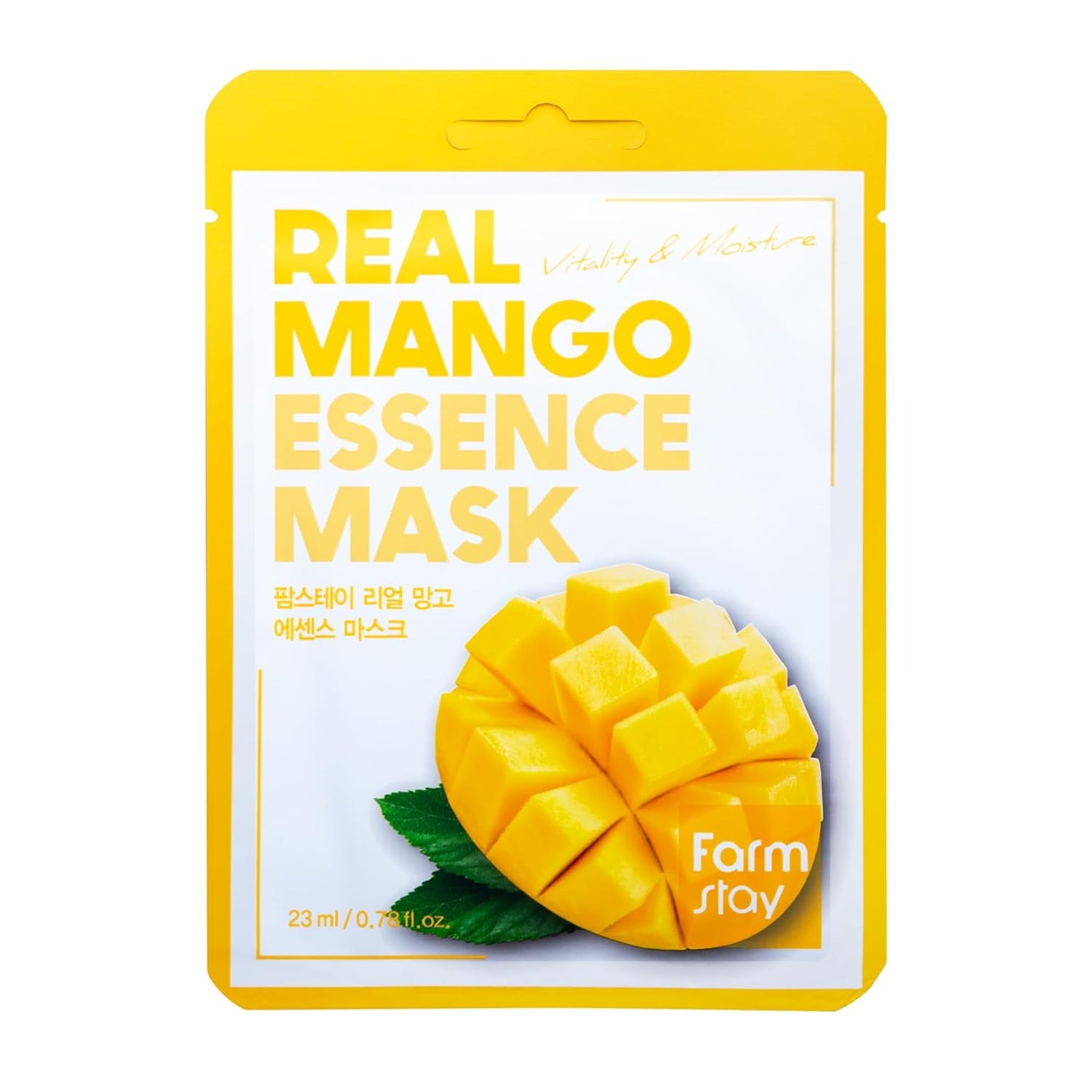 FARMSTAY Face Mask with Coconut Extract 23ml Real Mango