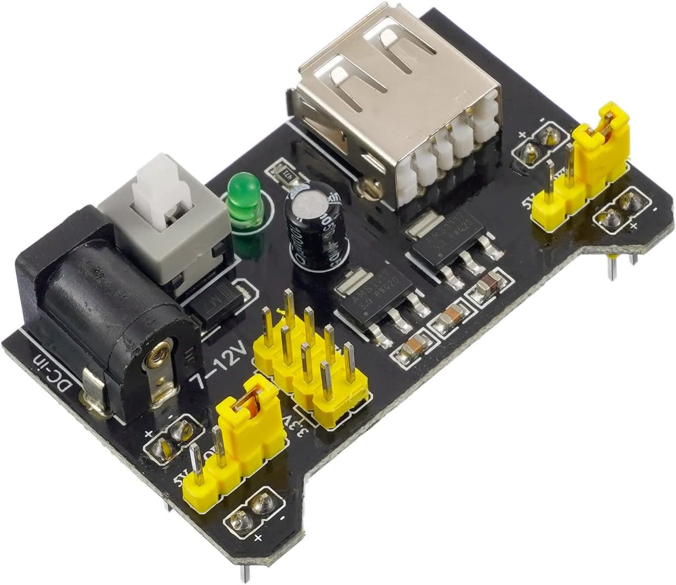Breadboard Kit with Power Supply Module， Jumper Wires，Battery Clip，830 & 400 tie-Points Breadboard