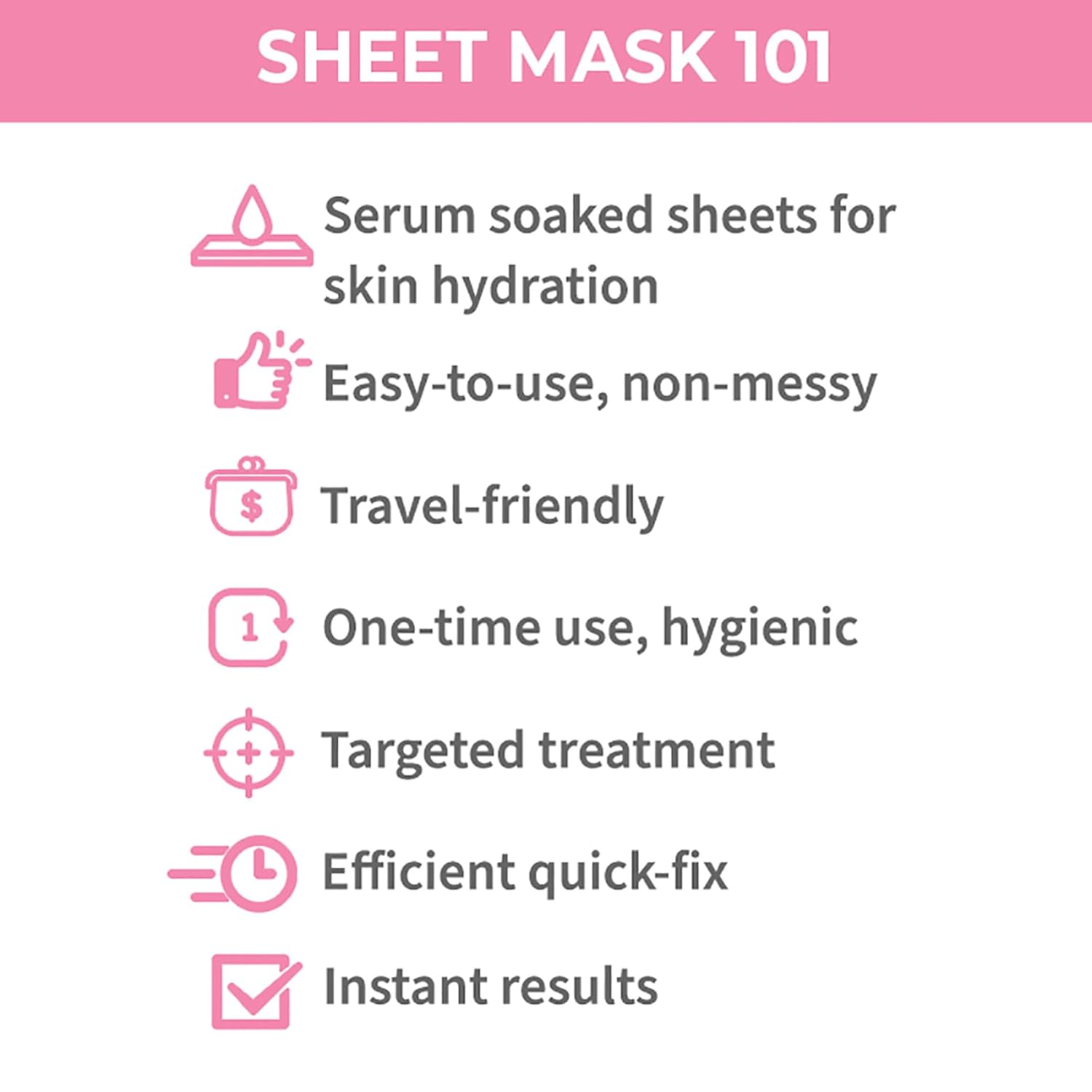 Naturals Skin Secrets Bubble Sheet Mask, Rice and Camellia, 0.67 oz - Hydrating, Skin Brightening Sheet Face Mask - Balances Oil Production