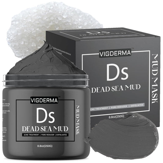 Dead Sea Mud Mask for Face and Body - Spa Quality Pore Minimizer for Acne, Beauty Face and Skin, Natural Skincare for Women, Men - Tightens Skin, Facial Skin Care Face Mask - 8.8 oz
