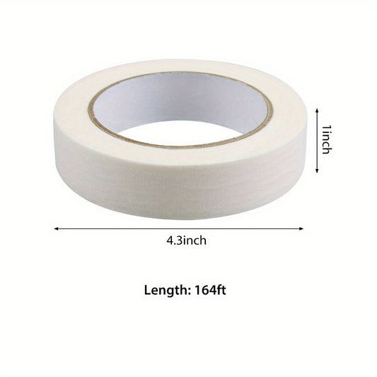 White Art Tape Masking Artists Tape Removable Paper Tape for Drafting Art Watercolor Painting Canvas Framing