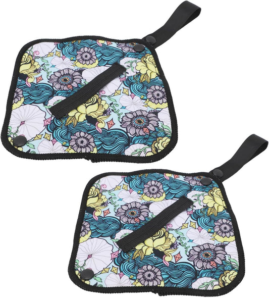 2pcs Washable & Reusable Pee Cloths - The Female Urinal Solution for Camping, The Perfect Eco Friendly Toilet Paper Alternative for Hiking and Outdoors